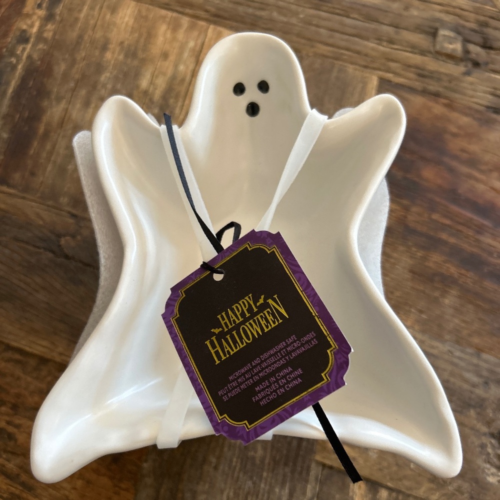 Set of 2 ghost snack bowls